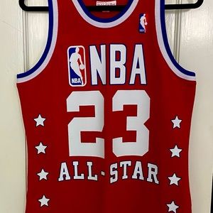 100% Authentic Michael Jordan Mitchell Ness 1989 All Star Jersey Size 36 S Mens.